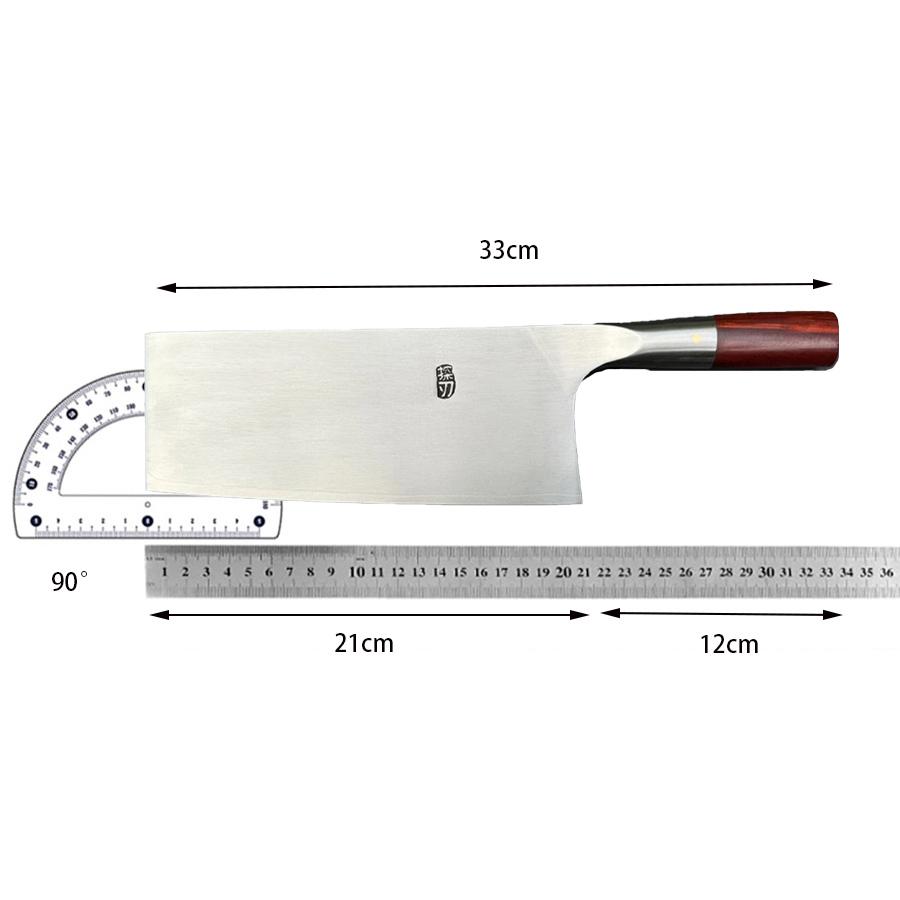 8.3 Inch Slicing Knife 3-layers Clad Steel VG10 Blade Rosewood Handle Razor Sharp Cleaver Meat Cutting Vegetables Kitchen Knives