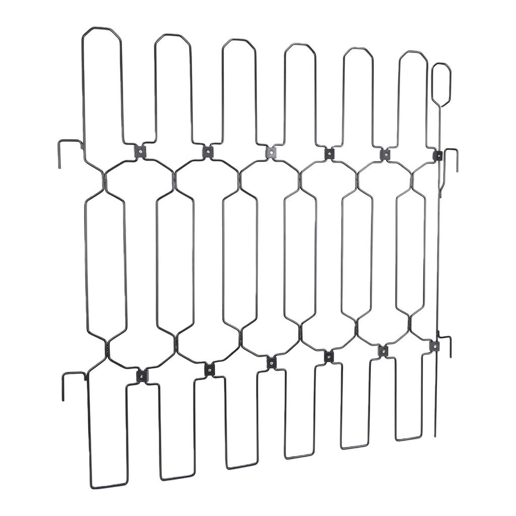 Metal Retractable Dog Gate Heighten Foldable Space Saving Entry Dog Door Barrier for Home