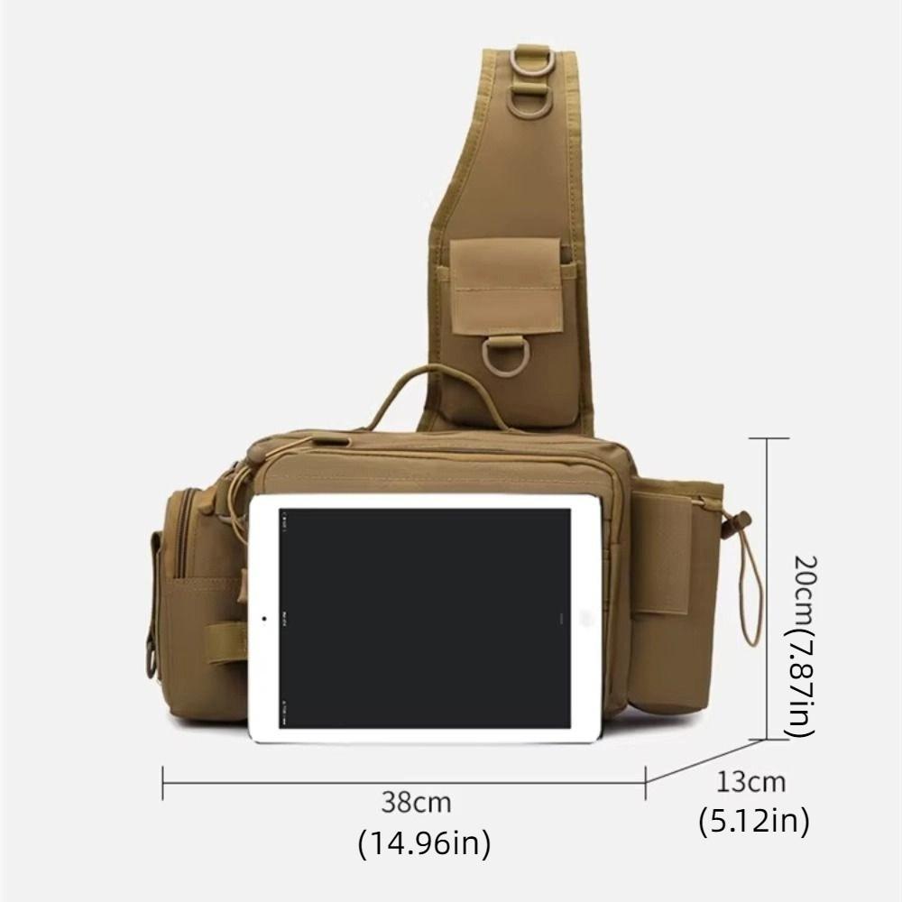 Crossbody Multi functional Lure bag Waist Fanny Fishing Rod Lure Bag  Accessories