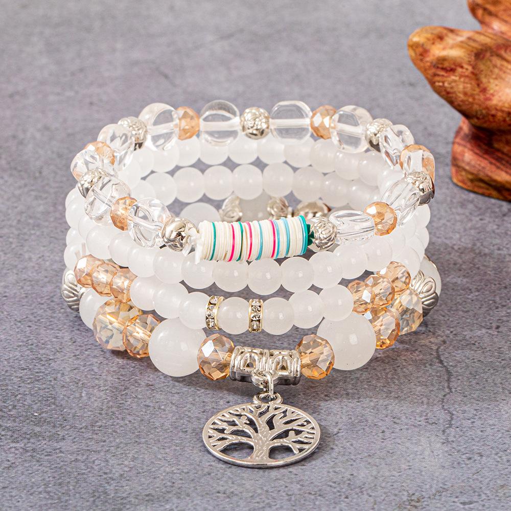 JYL TS Bracelet Bohemian  Sweet Heart Design Invokes Romantic Charm White лесной камуфляж