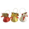 Campana da 4,5 cm Decorazioni natalizie Campana in plastica galvanica Corda per albero di Natale Accessori per ciondoli Decorazioni per la casa Decorazioni natalizie