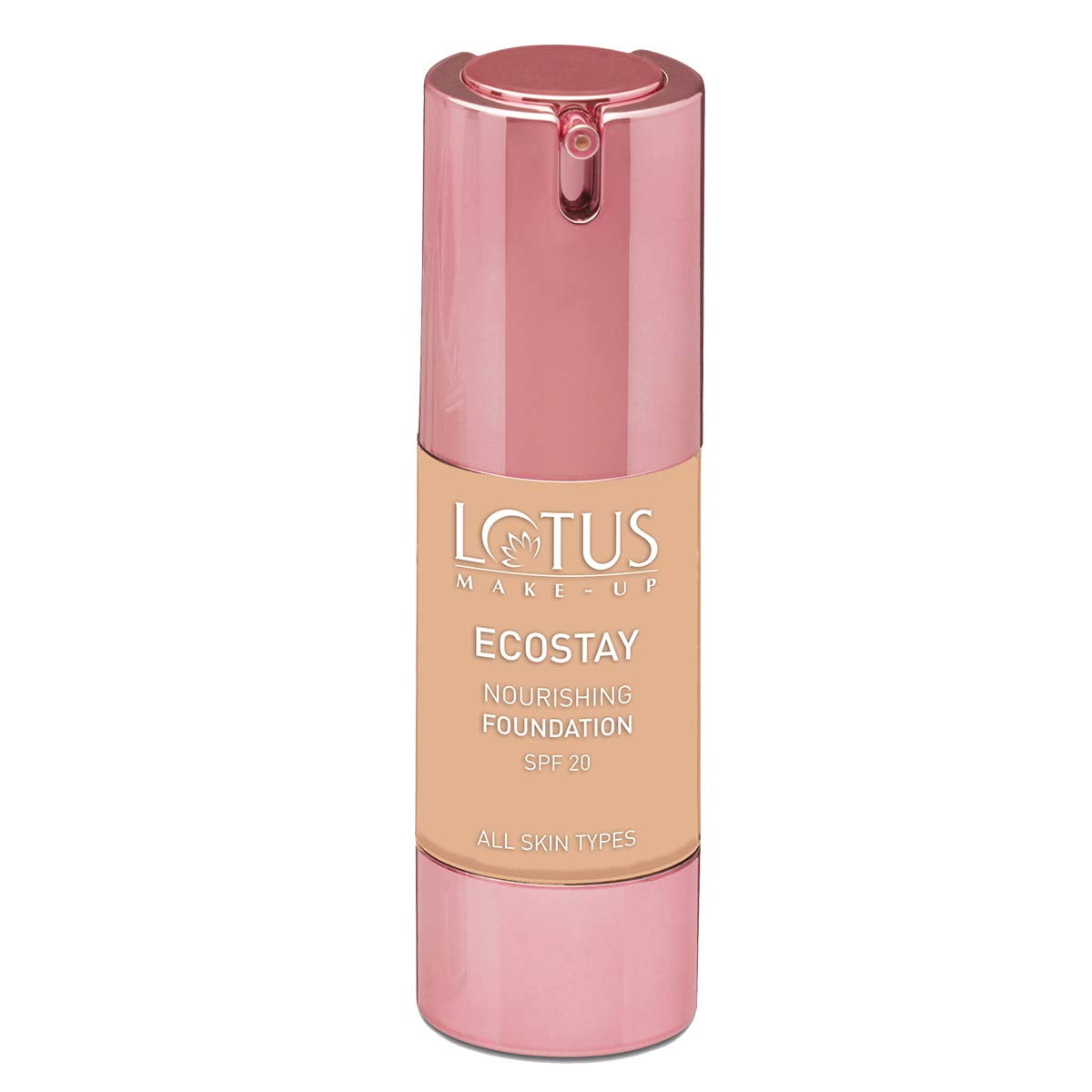 

Тональна основа Lotus Herbals EcoStay SPF 20, Hazelnut Star, 30 мл
