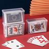 1pc Playing Card Box Clear Deck Case Two Poker Images Can Be Plad-NO Cards-Christmas Halloween Thanksgiving Gift Part