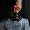 VIPERADE VE18 EDC Pouch for Pocket Organizer Pouch with 3 2 Zipper Velcro and Pouch Men, Slots, Pockets, Pouch, Multi-Tool (Black)