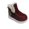Fashion Women's Boots 2024 New Women Winter Boots Fur Shoes Women Ankle Boots Snow Botas Mujer Slip On Winter Shoes Female Flat Footwear