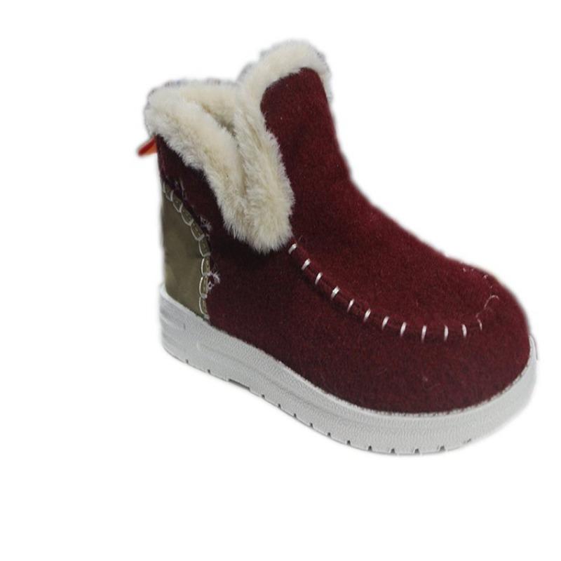 Fashion Women's Boots 2024 New Women Winter Boots Fur Shoes Women Ankle Boots Snow Botas Mujer Slip On Winter Shoes Female Flat Footwear
