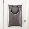 Large Hanging Laundry Basket Storage Bag Foldable Organizer For Dirty Clothes OxfordCloth Multi-pocket Clothing Toy Storage Home