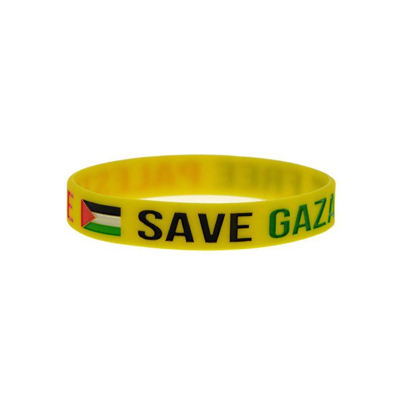 Braccialetto in Silicone Sportivo Ispirazionale Moda Palestina