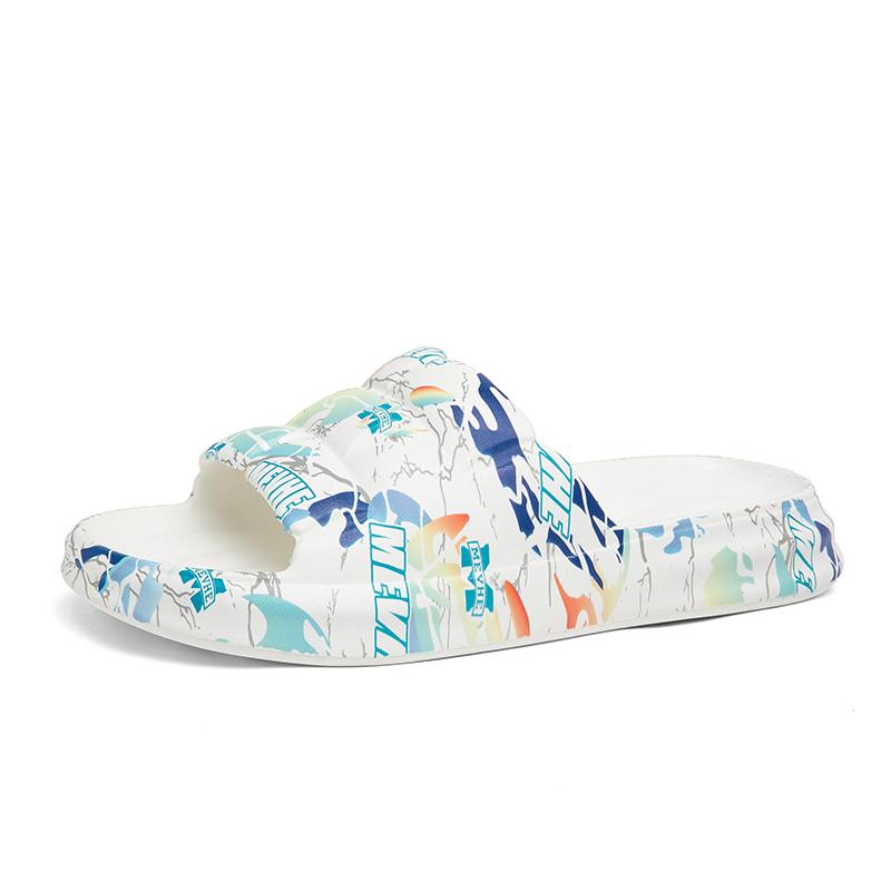 Slippers Summer Sandals Comfortable Shoes Cool For Men In Summer New Trendy Home Soft Sole Anti Slip Eva Couple Wearing Forwomen