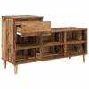Shoe Cabinet in Vintage Wood Look 102 x 36 x 60 cm Engineered Wood
