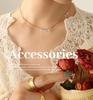 Women's Zircon Pendant Necklace: Chic 18K Gold Titanium Steel Clavicle Chain