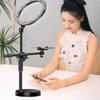 Overhead Phone Mount, Flexible Arm Cellphone Holder Adjustable Phone Stand for Live Streaming, Video Recording