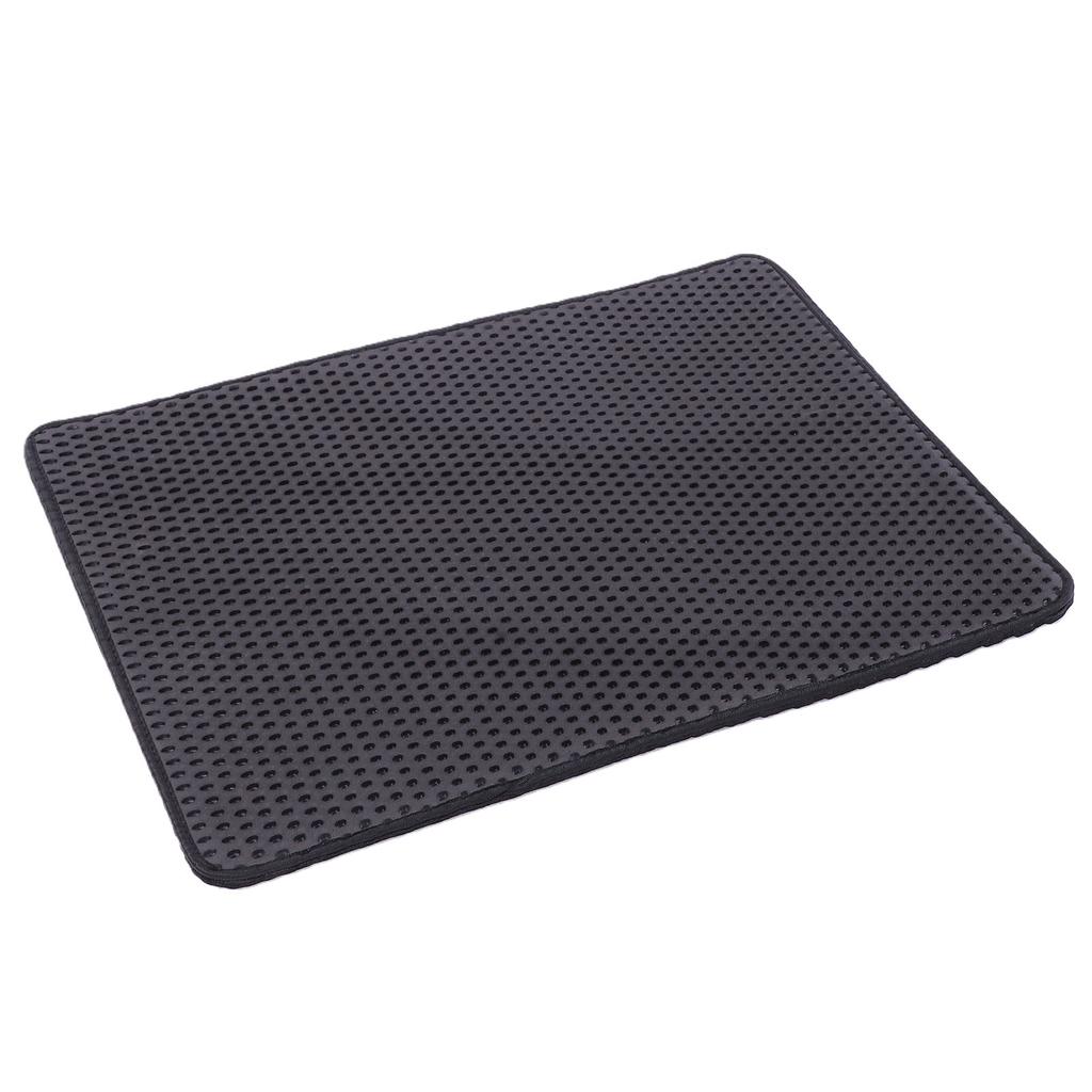 Cat Litter Mat EVA Double Layer Waterproofing Leakproof Kitty Litter Trapping Mat for Indoor Home Floor