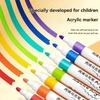 Colores Set Acrylic Paint Art Marker Pen Rock Painting for Kids Graffiti Stone Ceramic Glass Wood DIY Crafts Art Supplies