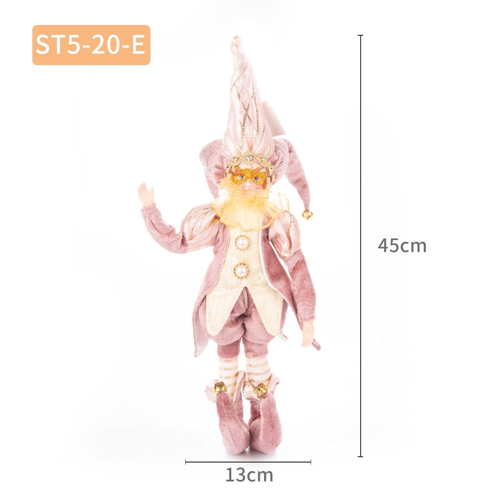 Nouveau coloré mignon noël elfe poupée pendentif décoration de noël joyeux noël Natal nouvel an bonne décoration de la maison cadeau de vacances