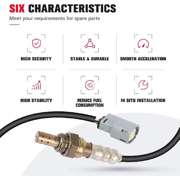 O2 Oxygen Sensor Compatible For Ford Escape 2013-2016, Fusion 2013-, C-Max 2013-2018, Transit Connect 2014-2015 & For Lincoln MKZ 2013-, L4 2.0L