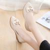 Round Toe With Medium Heels Women's Shoes Summer Work Ladies Pumps On Promotion High Quality Chic and Elegant Slip On Footwear