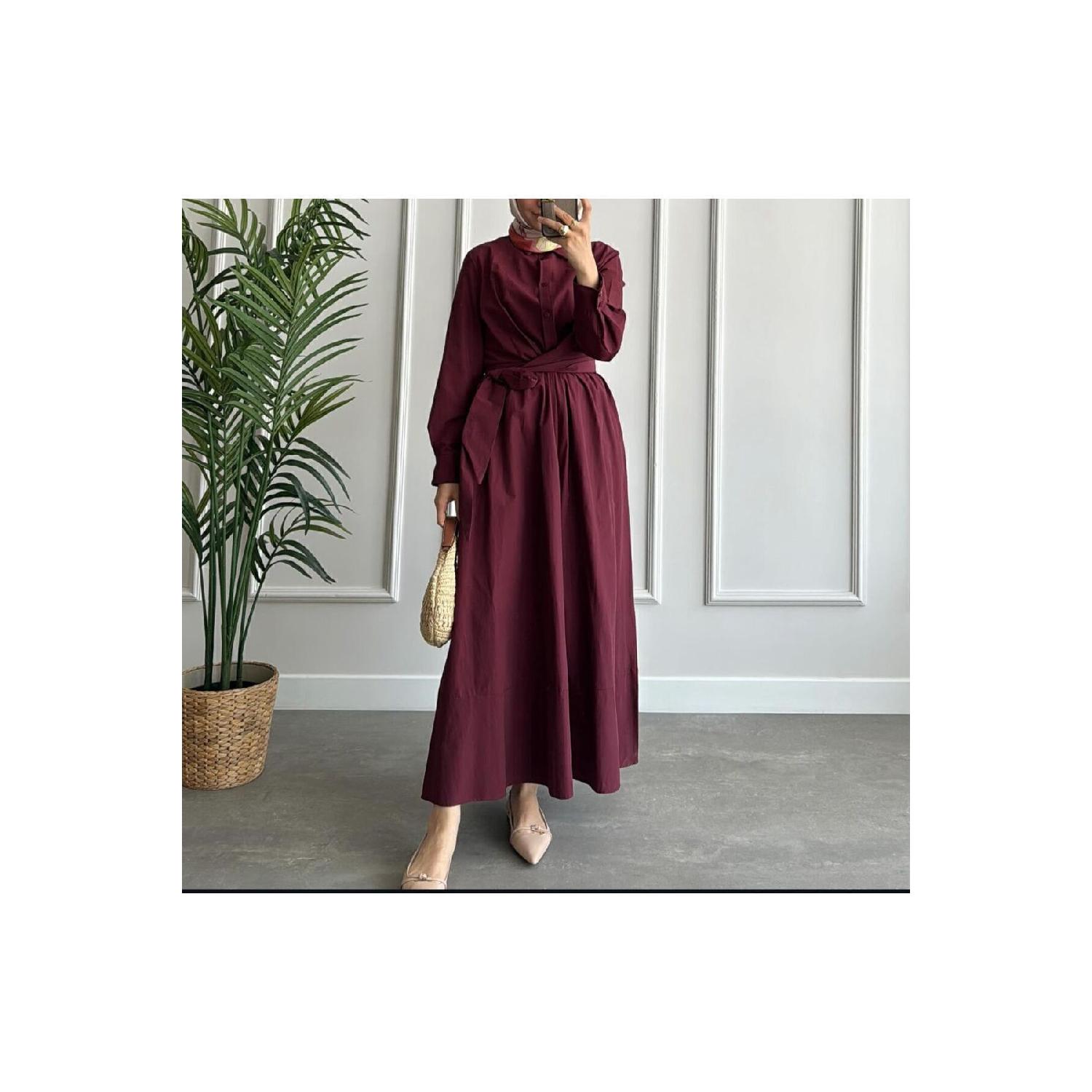 

Вирусное платье с типом Sirting L/XL бордовый