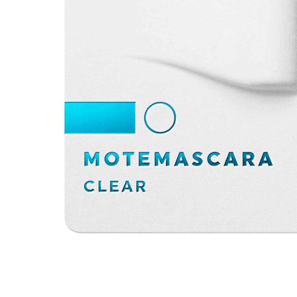 UZU BY FLOWFUSHI Motemascara [Clear] - Suitable for Eyelash Extensions and Eyebrows. Eyelash Care, Water-resistant, Easily Removed with Warm Water,