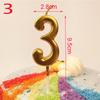 0-9 Years Birthday Candle New Girls Kids Birthday Numbers Candle Party Smoke-free Cake Candles for for Cake Party Supplies