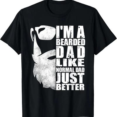 Bärtiger Papa Lustig Einzigartig Bart Herren Vatertags-Geschenkidee T-Shirt