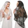 Lace Mantilla Veil Soft & Comfortable Exquisite Floral Design for Head Covering for Women Girls Church Veils for Chapels