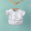 Waterproof Sleeveless Baby Feeding Bib - Lace, Stain-Proof Coverall for Infants & Toddlers