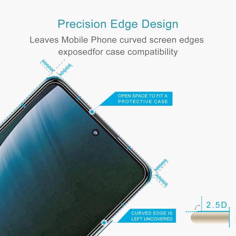 For ZTE Blade V30 10 PCS 0.26mm 9H 2.5D Tempered Glass Film