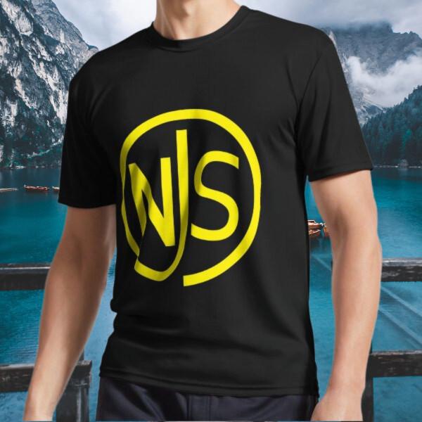 

New Shirt NJS - yellow Active T-Shirt Funny Size S to 5XL S