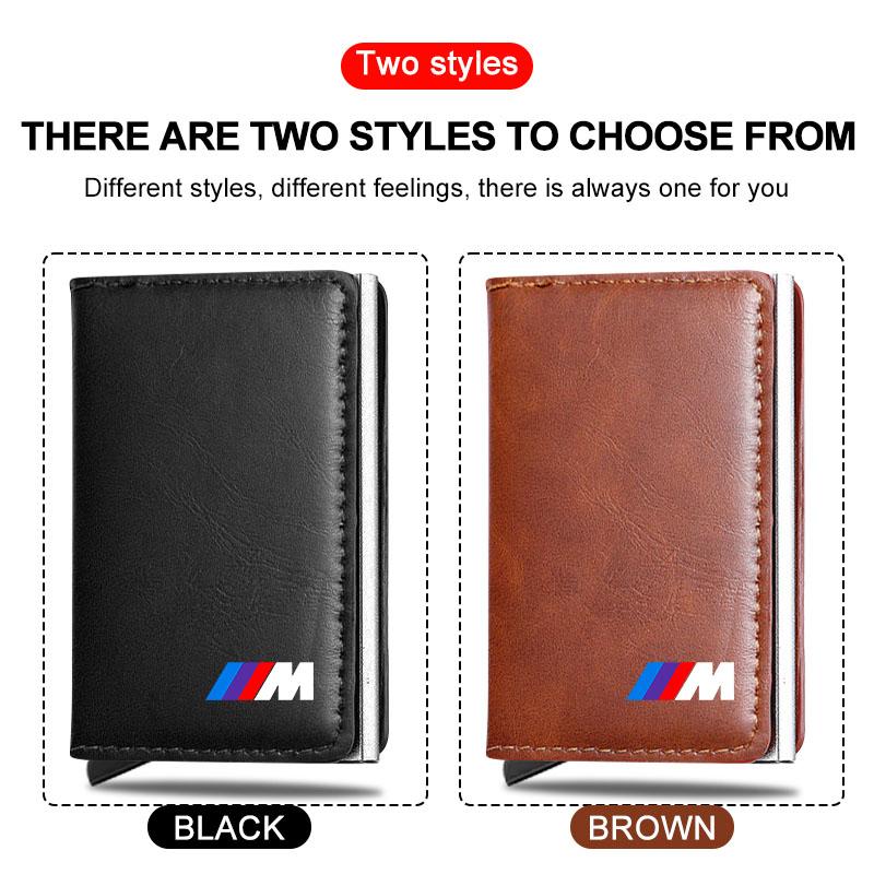 PU Leather Car Driving Document bag ID Passport Card Wallet Card Pouch For BMW M E34 E36 E60 E90 E46 E39 E70 F10 F20 F30 X5 X6 X1 M3 M5 M6 E71 F01 F02