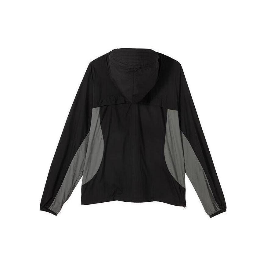 Puma Color Block Lightweight Casual Woven Hooded Long Sleeve Jacket Men Jacket Black 628370-01