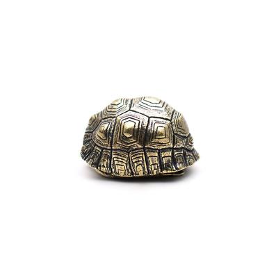Vintage Brass Tortoise Shell Bell Pendants for Keychain Jewelry Lucky Feng Shui DIY Hanging Lanyard Accessories Turtle Keyrings