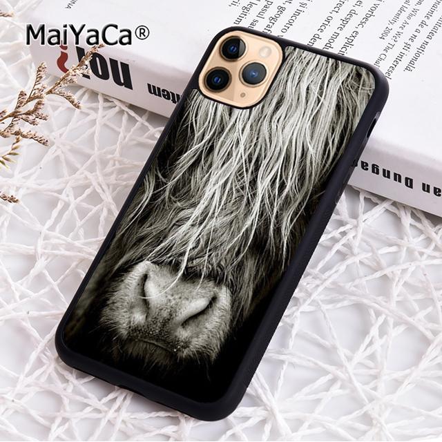 Süße Hochlandkuh Handyhülle Für iPhone 17 Air 16 pro max 15 14 plus 12 13 Hülle Cover coque