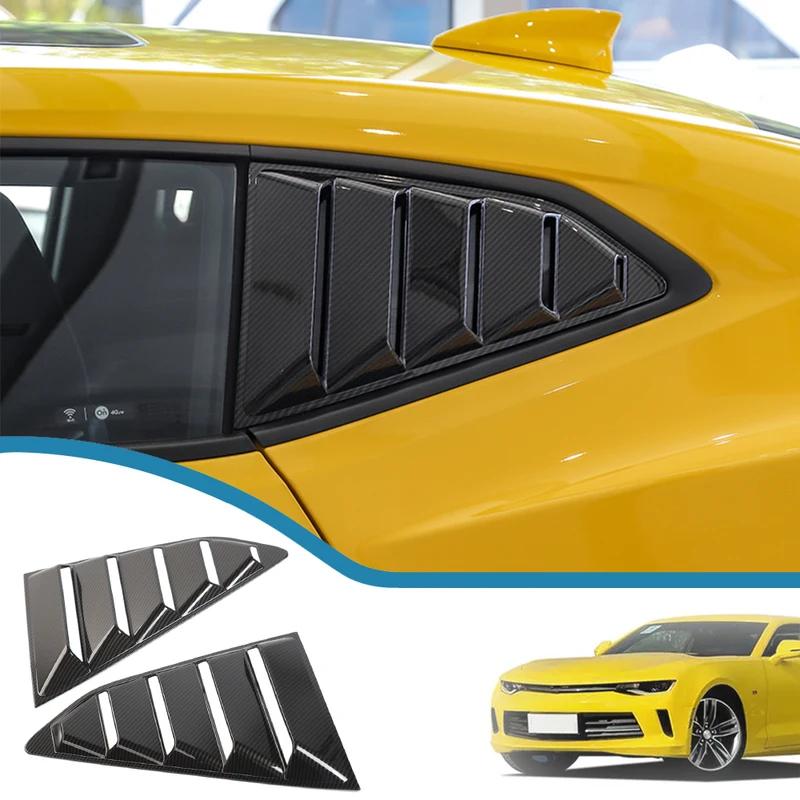 Car Side Rear Window Scoop Louvers Decoration Cover Stickers for Chevrolet Camaro 2017 2018 2019 2020 2026 Exterior Accessories