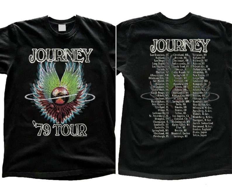 

Journey Steve Perry 79 USA Tour Vintage 1979 T Shirt 4XL