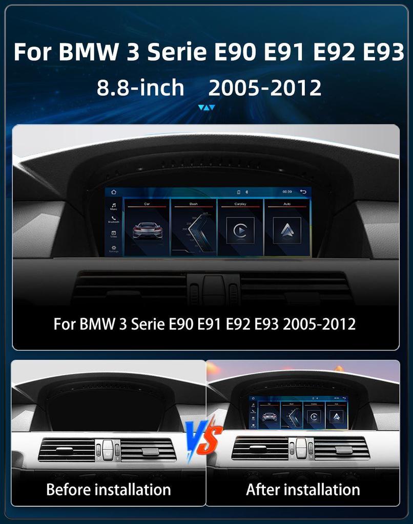 8.8" Large Screen GPS Navigation System for BMW X3 E90/E91/E92/E93