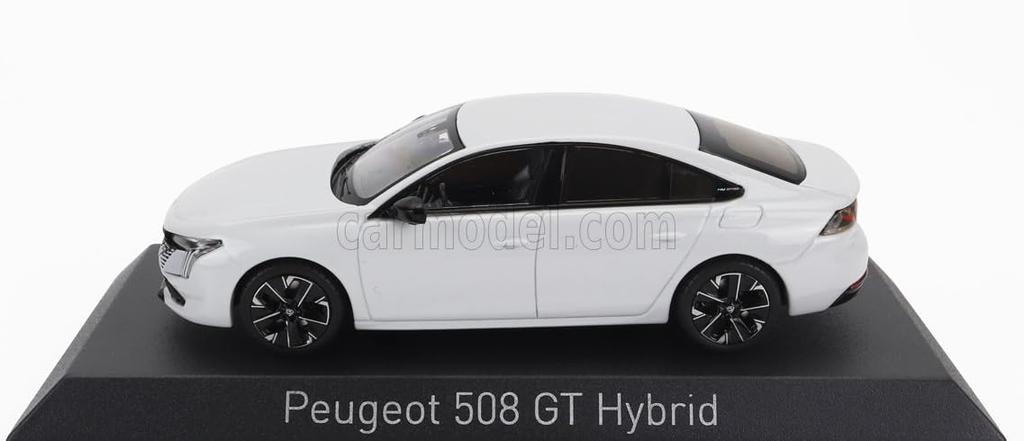 NOREV Peugeot 508 GT Hybrid Scale Diecast Model PEUGEOT 508 GT HYBRID 2023 1/43 Car, (White)