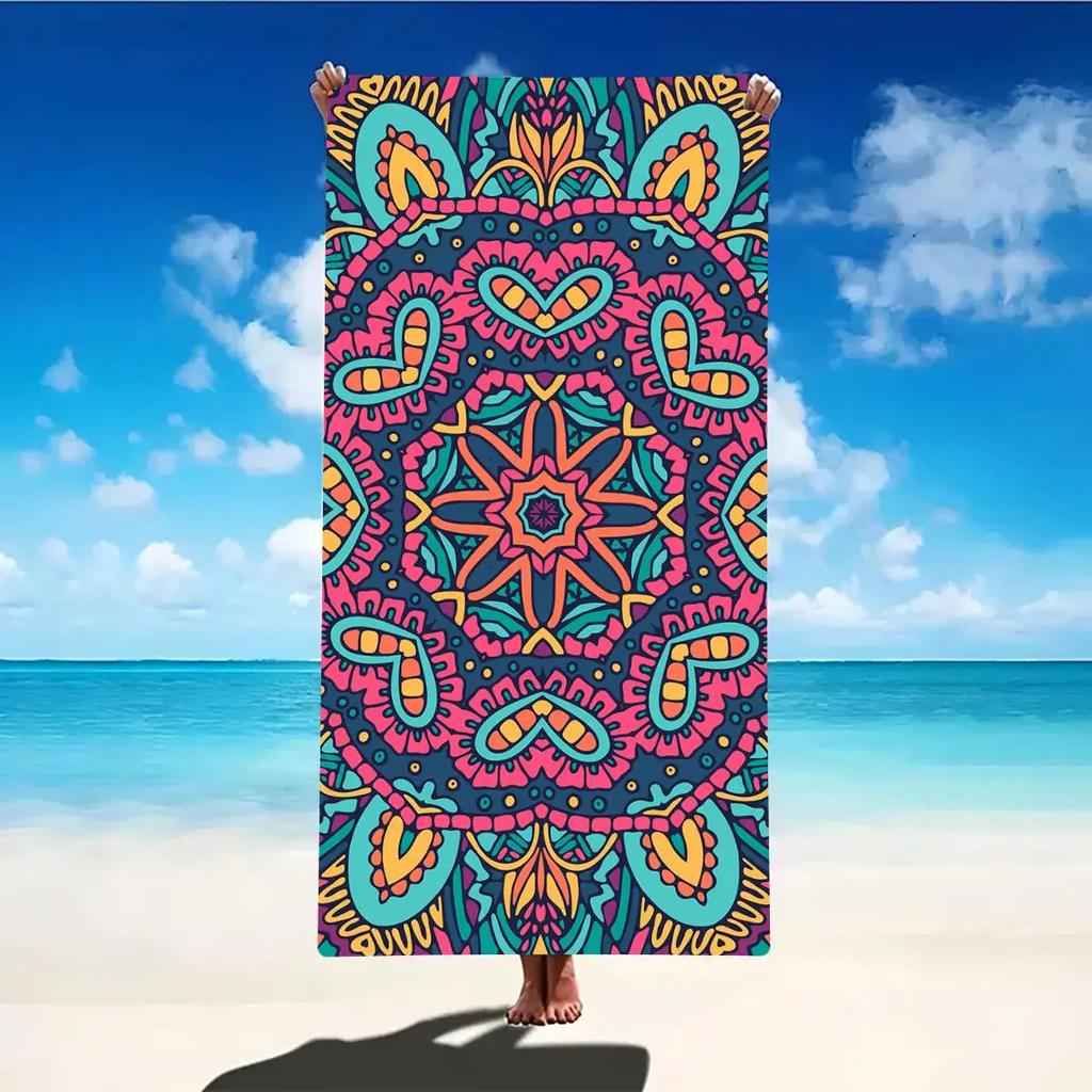Classical Beach Towel Large Size Outdoor Travel Camping Absorbent Beach Towels Super Soft Summer Swimming Towel Bath Towel Sea