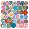 10/50 Cartoon Mandala Yoga Stickers Yoga Mandala Flowers Graffiti Stickers for DIY Luggage Laptop  Stickers