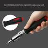 Ratchet Screwdriver 1/4inch Inside Hexagon Screwdriver 0-180 Degree Adjustable Ratchet Bit Holder Screwdriver