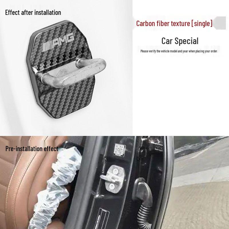 Pokrywa zamka drzwi ze stali nierdzewnej do Mercedes B/C/E/S/GLA/GLC/GLE