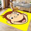 1PC monkey yellow Anti-slip carpet, suitable for Office, bedroomand playrooms. It can also be used as a sofa footrest cover-R105