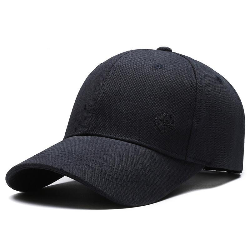 

Mens Hiphop Style Baseball Cap Embroidered Duck Tongue Hat Hard Top Deepened And Enlarged Outdoor Hat Sun чорний