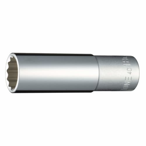 TONE Deep Socket (12-Point), 4D-18L, 12.7mm (1/2") Drive, 18mm Width