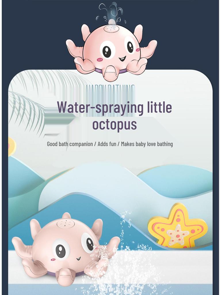 Letnia Elektryczna Ośmiorniczka do Kąpieli dla Niemowląt ze Światłami i Muzyką