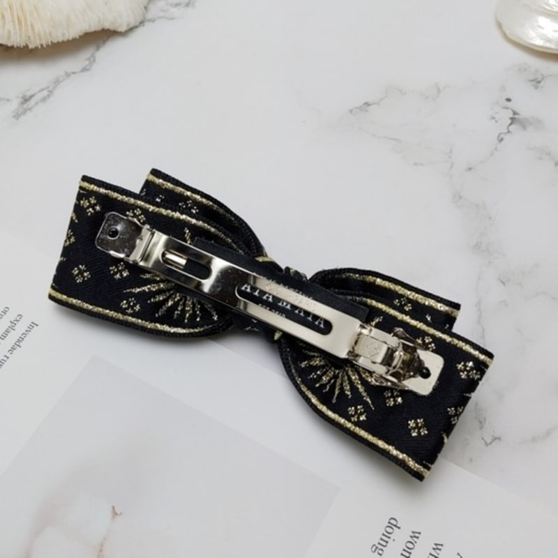 MAIA Retro perlová sponka do vlasů - Zlatá