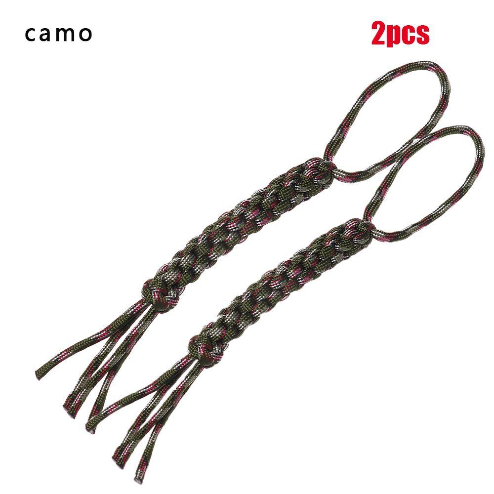 1/2pcs Camping Corn Knot Nylon Chain Tool Keychain DIY Tools Falling Paracord Rope Ornaments 7 Strands Ropes Knife Pendant