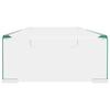VidaXL TV/ Monitor Stand 80 X 30 X 13 Cm Clear Glass