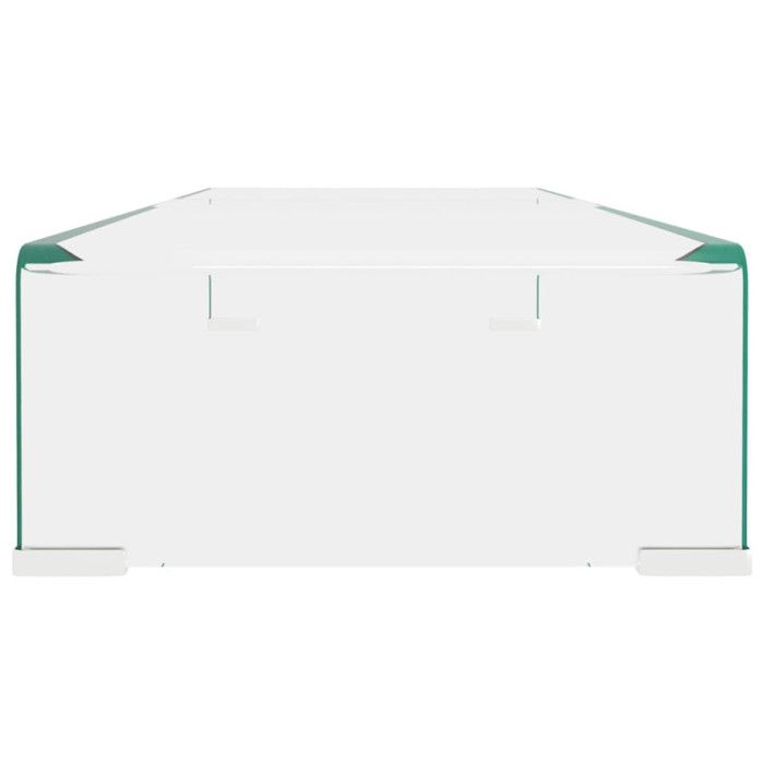 VidaXL TV/ Monitor Stand 80 X 30 X 13 Cm Clear Glass