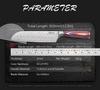 Professional Japanese Knives Kitchen Santoku Knife Damascus Pattern Chef Knife Vegetable Cutter Knife Slicing Knife